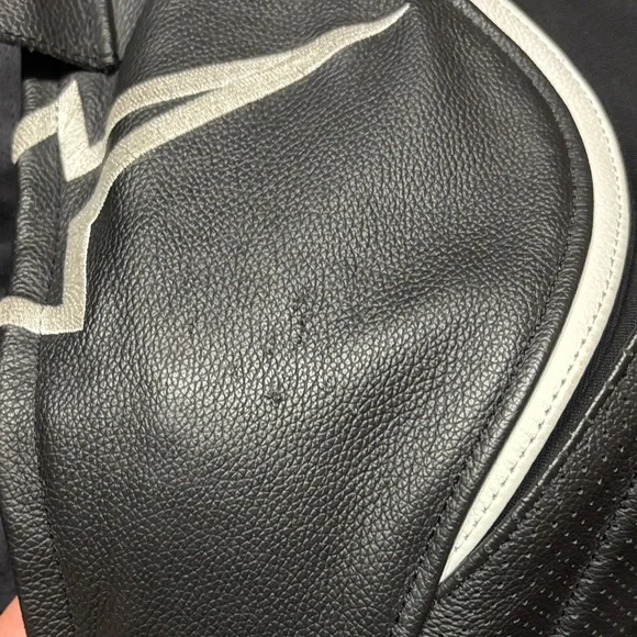 Alpinestars Black and White Jaws Airflow Motorcycle Jacket - Picture 3 of 4